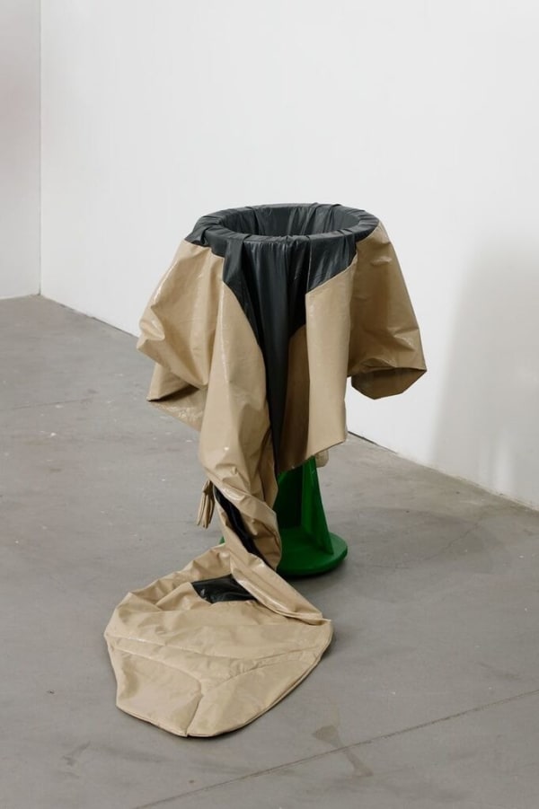 Pauline Curnier Jardin, Peaux de dame (wastebin 2), 2020