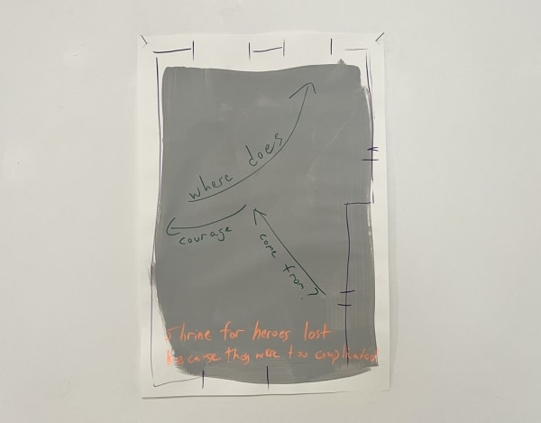 Jeremiah Day, Courage Source; Performance Notation, 2022