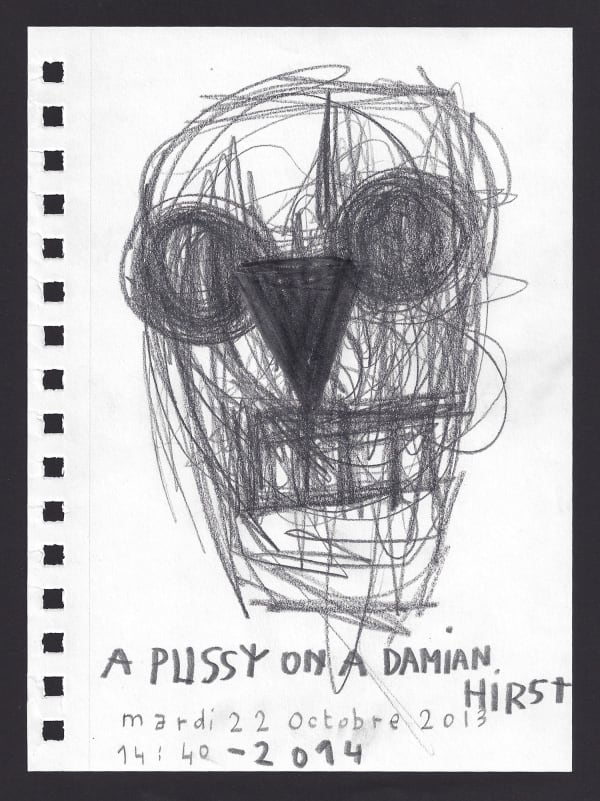 Anne-Lise Coste A pussy like a Damien Hirst 2020