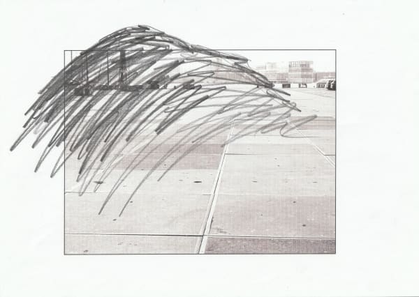 Lara Almarcegui, See sand, NDSM Dock Amsterdam, unrealized proposal, 2020