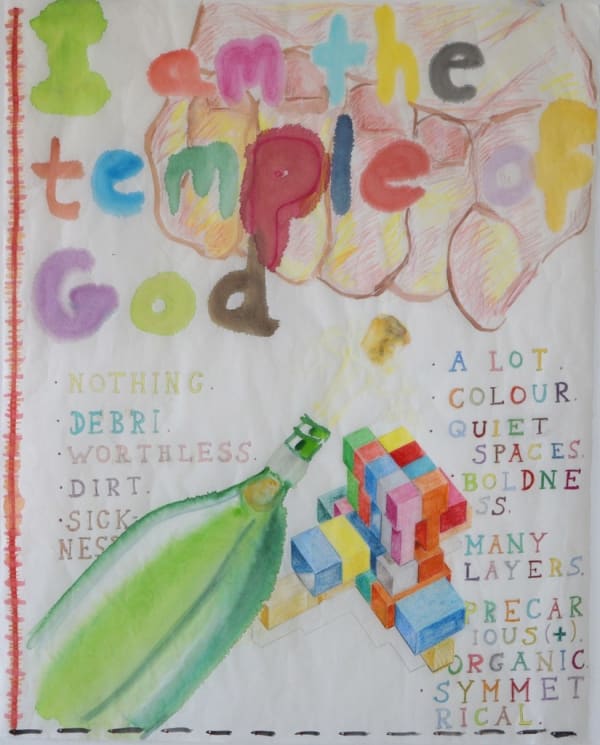 Maria Pask, I am the temple of God, 2020