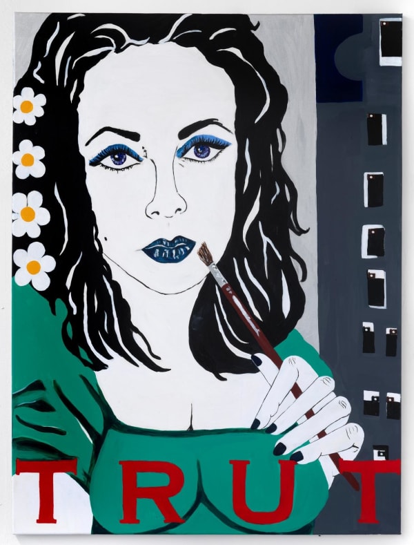 Kathe Burkhart, Trut: from the Liz Taylor Series (The Sandpiper), 2019