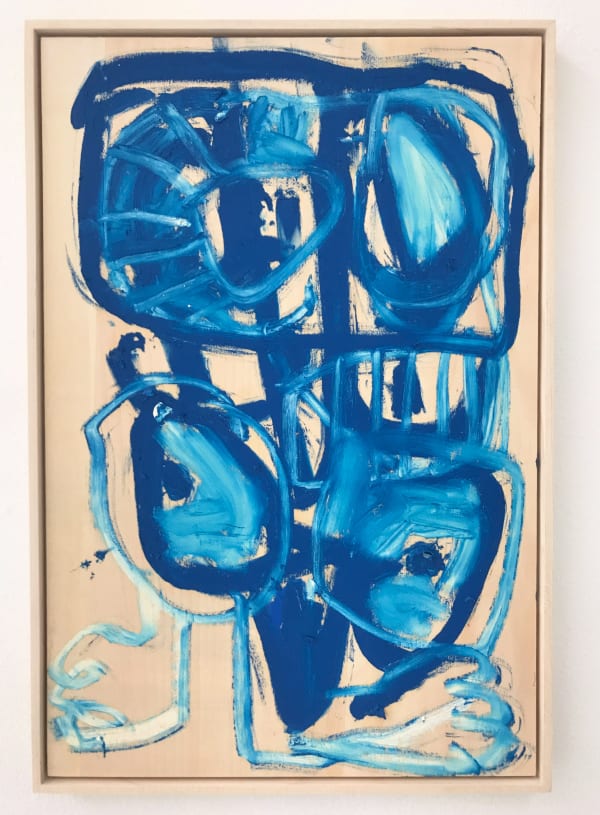 Anne-lise Coste, Blue Nude Woman (Happy, Calm and All) , 2017