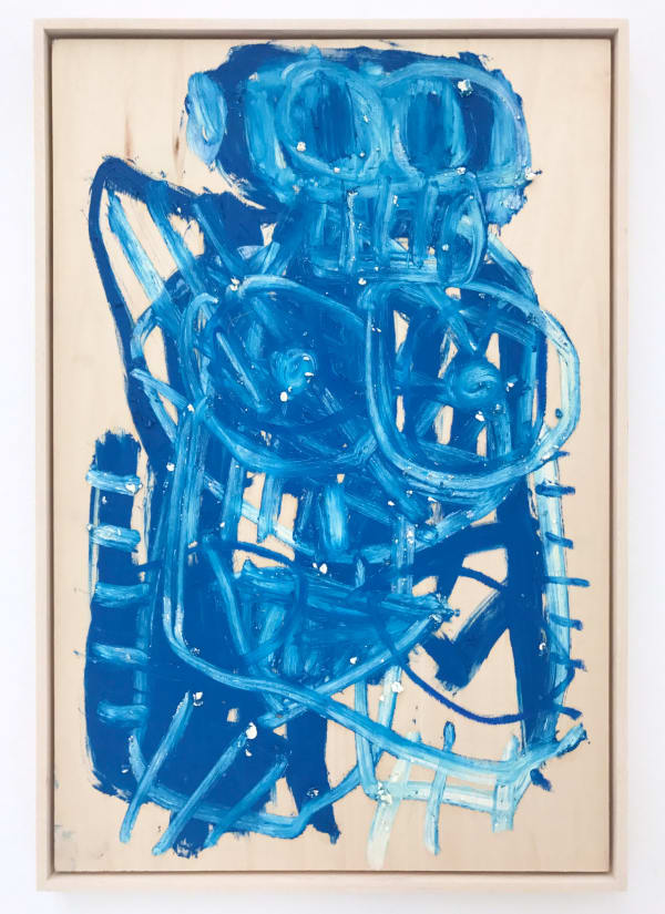 Anne-lise Coste, Blue Nude Woman (monk) , 2017