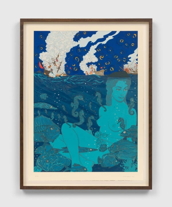 Marcel Dzama 마르셀 드자마, And now we have Mother Nature on the run, 2021