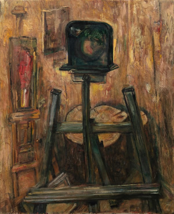 Kim Jiyong 김지용, 이젤이 있는 풍경, 2024