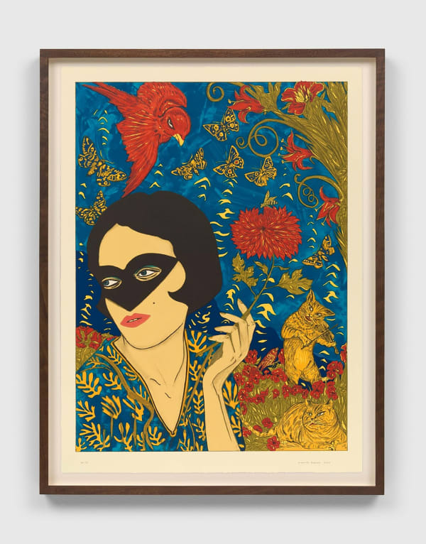 Marcel Dzama 마르셀 드자마, The flowers of indulgence, 2021