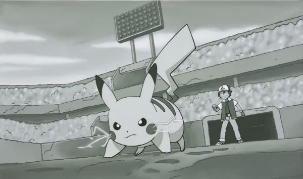 Daniel Arsham 다니엘 아샴, Field Animation: Battle! Ash & Pikachu, 2022