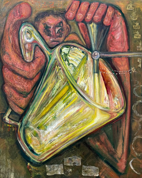 Kim Jiyong 김지용, 술 따르는 남자, 2024