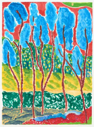 Shara Hughes, No More Fluff, 2020