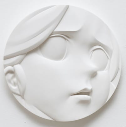 Ok Seungcheol, Plaster Statue (Relief), 2019