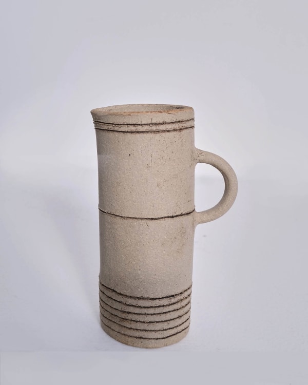 Jane Kite, Small Jug (light horizontal bands)