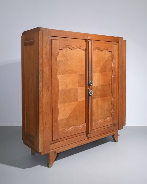 Guillerme et Chambron, Two Door Oak Cabinet