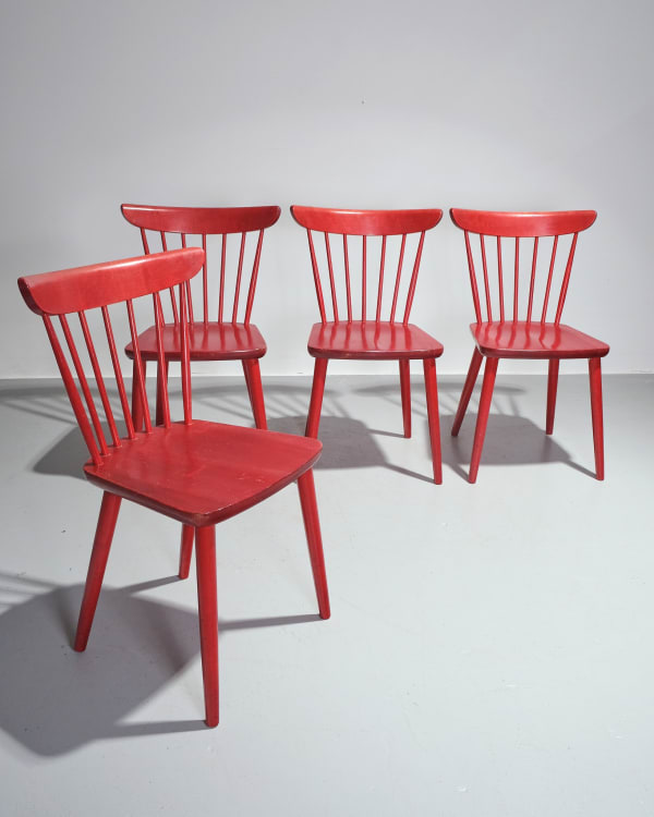 Yngve Ekstrom, Set of Four Model 'I10' Dining Chairs
