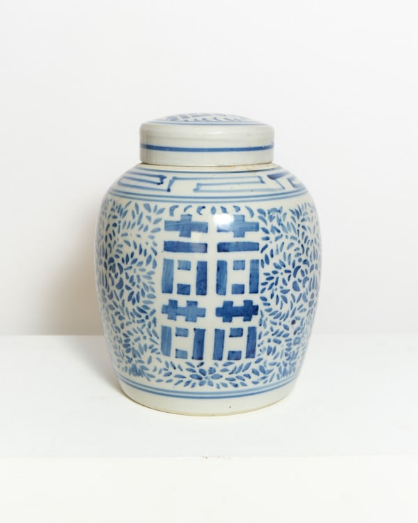 Chinese, Chinese Dynasty Lidded Wedding Jar