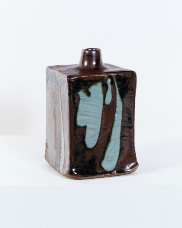 David Frith - Square Tenmoku Vase