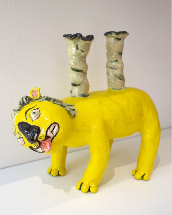 Claudia Rankin, Lion 2 Candleholder