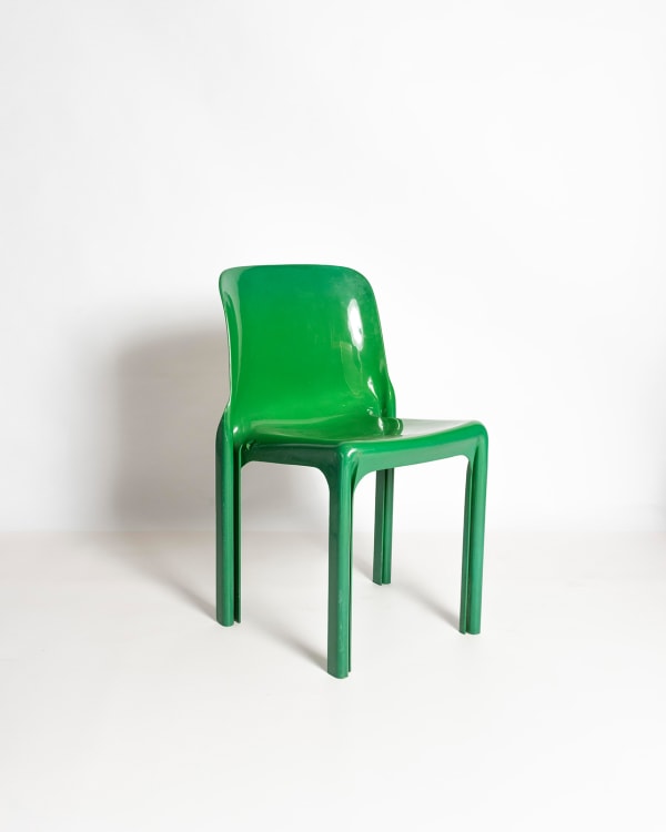 Vico Magistretti - Green 'Selene' chair