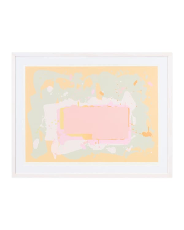 John Hoyland, Yellow and Pink, 1971