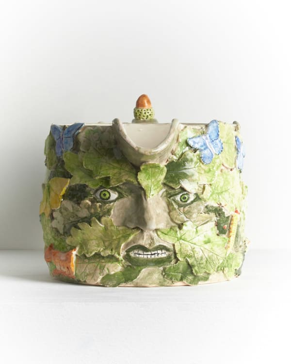 Prue Piper, Large Green Man Jug