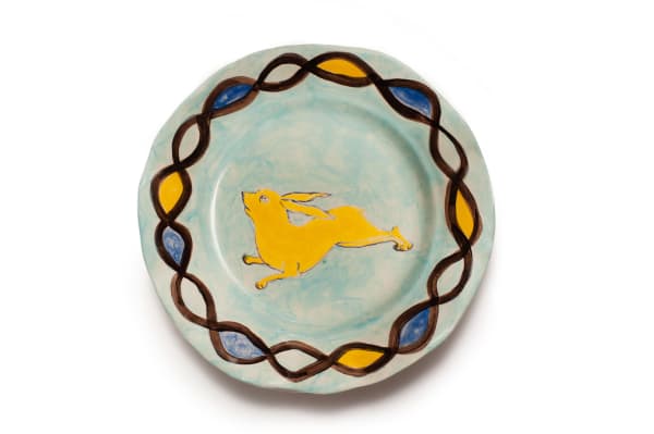 Claudia Rankin, Running Rabbit Plate