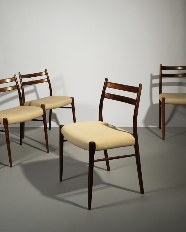 Arne Wahl Iversen, Set of 4 Dining Chairs