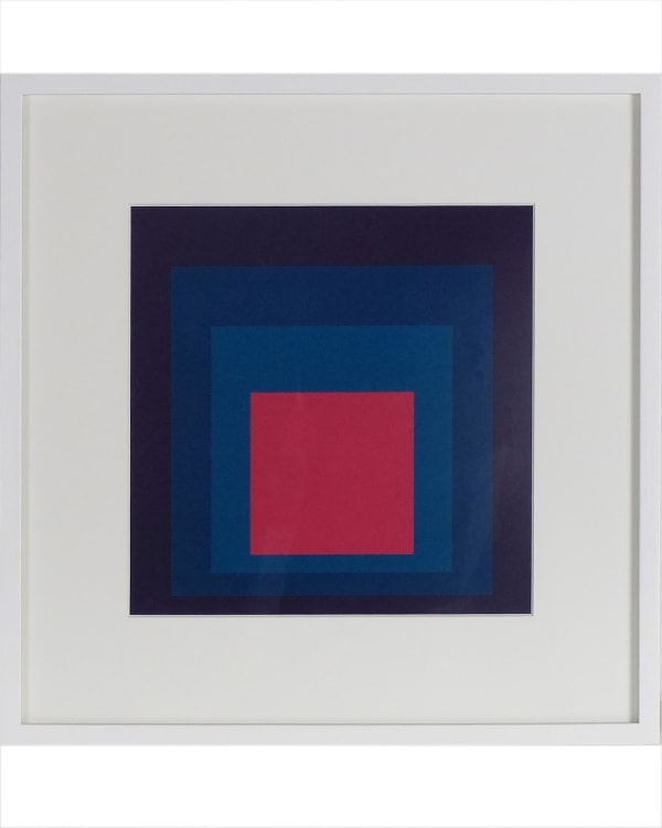 After Josef Albers, Homage to the Square - Pink