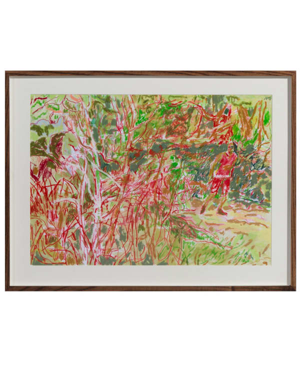 Nikki Gardham Ponds I 2023 Pastel and watercolour on paper