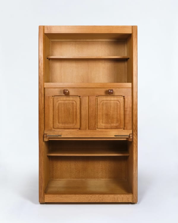 Guillerme et Chambron Cabinet c.1960s Oak H184.5 x W101 x D44 cm