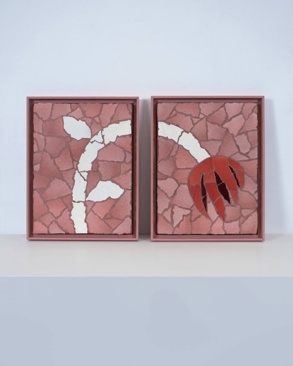 Charlie Sheppard, The Back Garden - Diptych Mosaic