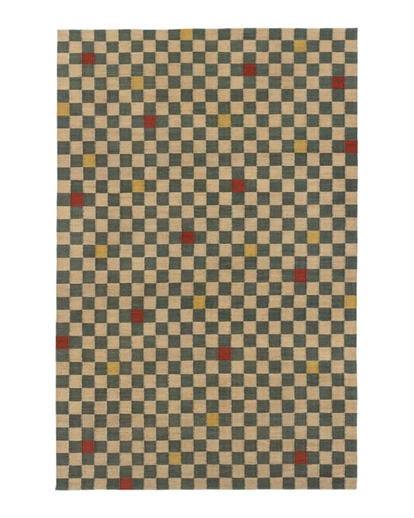 Vanderhurd x 8 Holland Street: Checkerboard, Bishop, Woven Dhurrie, Medium