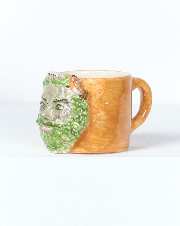 Prue Piper, Green man with insects and bird mug