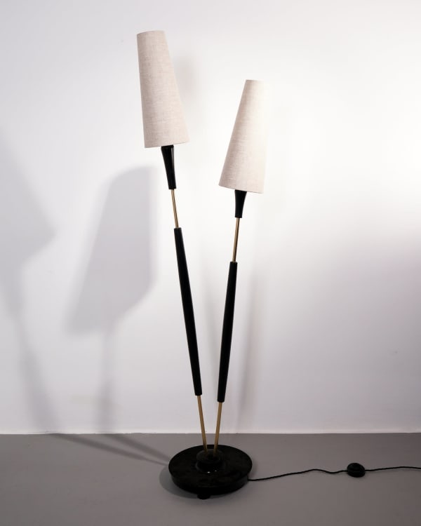French, Dual Floor Lamp