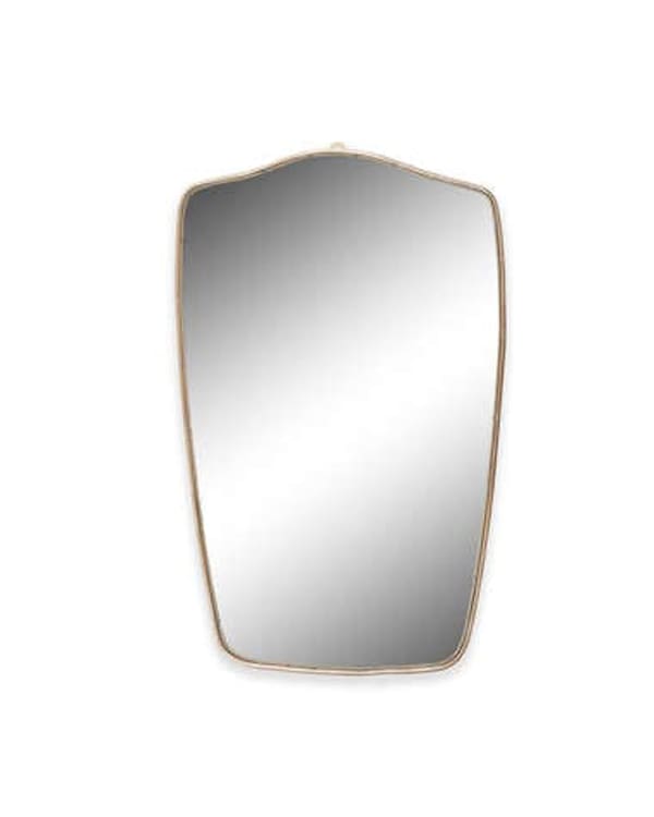 Italian, Mirror with beaded edge