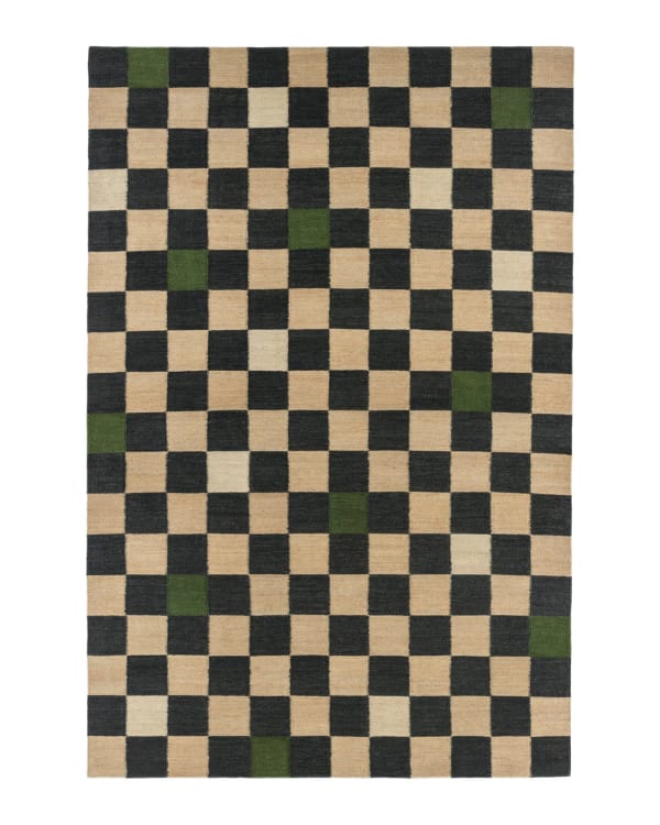 Vanderhurd x 8 Holland Street: Checkerboard, King, Woven Dhurrie, Medium
