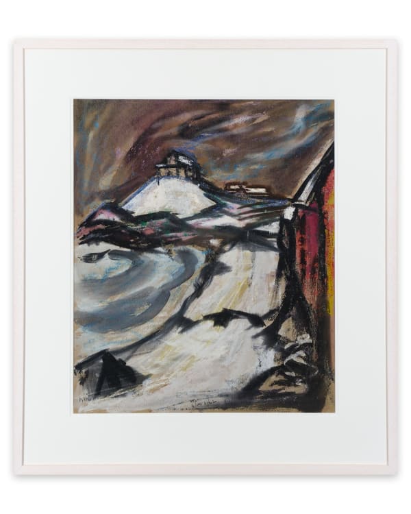 Tony O'Malley - Winter, Porthmeor, St Ives (the island)