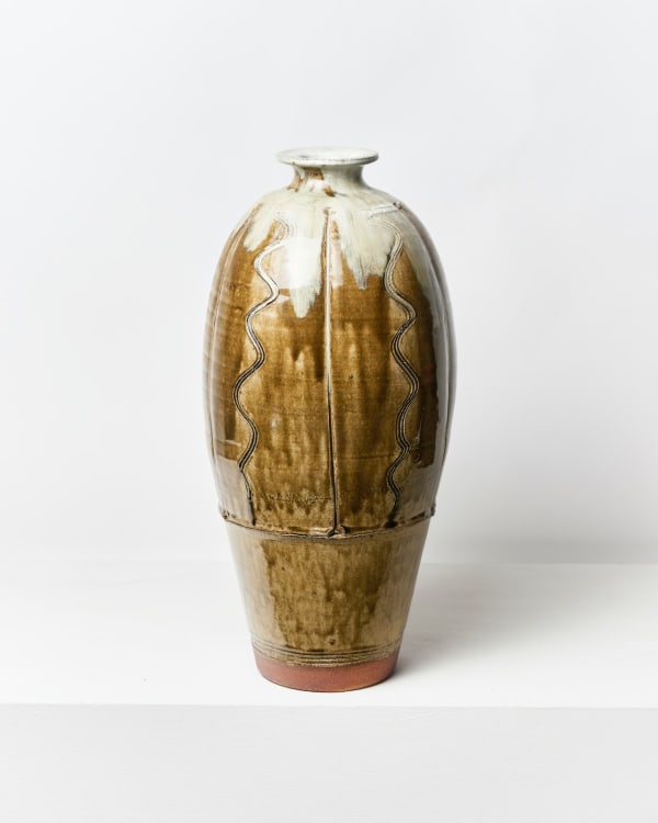 Jim Malone, Large Combed Bottle Vase