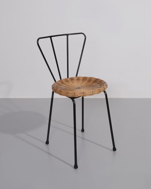 British, Woven Decorative Side Chair