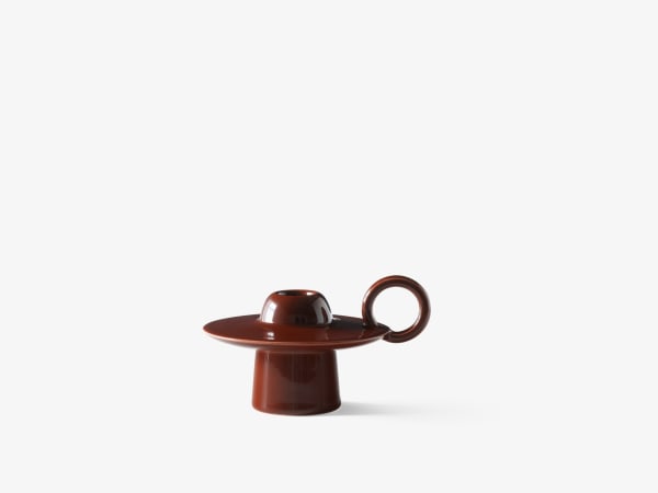 &Tradition, Jaime Hayon, Momento Candleholder JH39 in Red Brown
