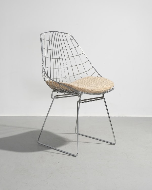 Cees Braakman, Set of Six Model SM05 wire chairs