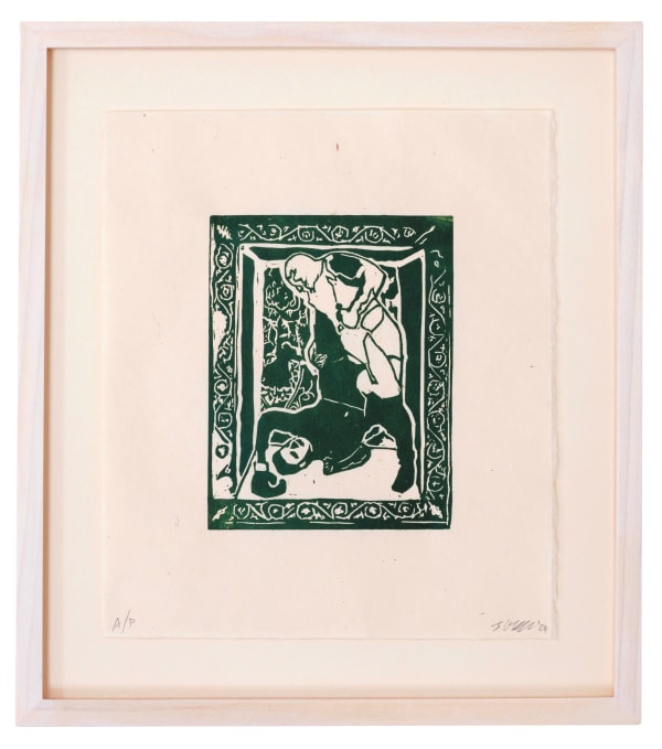 Jake Garfield, Man Being Dominated (Study) (framed)