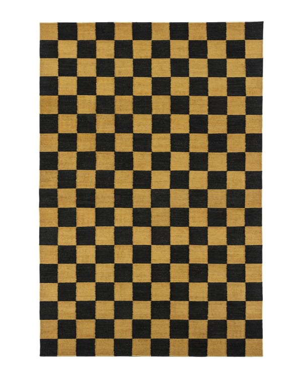 Vanderhurd x 8 Holland Street: Checkerboard, Queen, Woven Dhurrie, Medium
