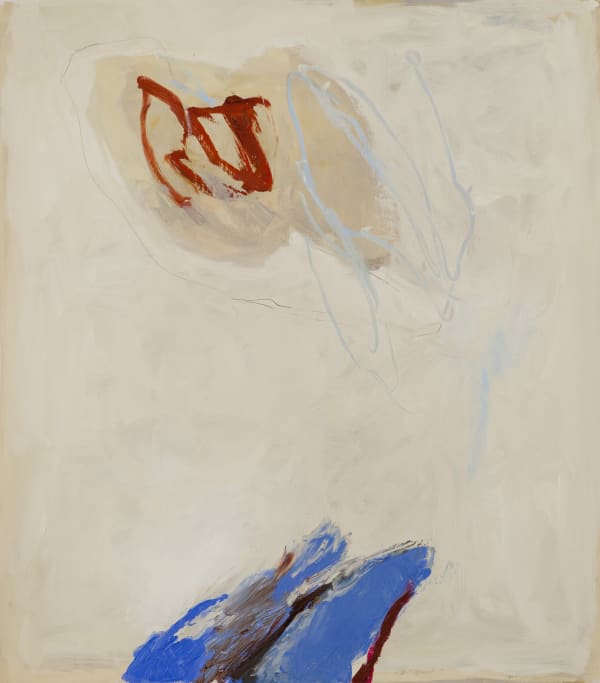 Oscillate, 2019 oil with graphite pencil on linen 33.5 x 30"