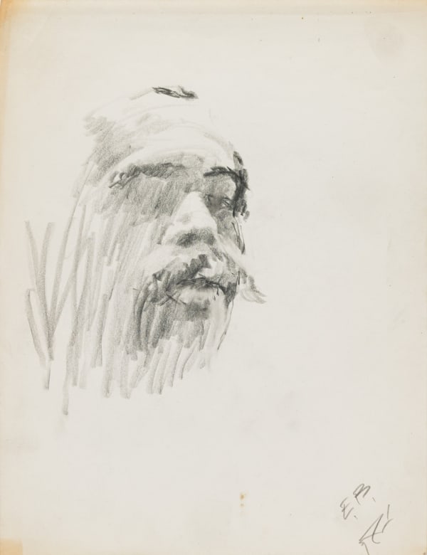 Untitled (Self Portrait) EB-S2, 1958-1965 graphite on paper 11 x 8.5" paper