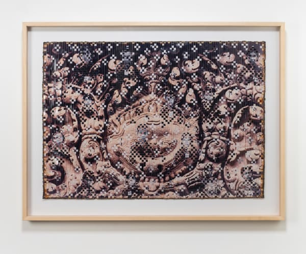 Untitled (Tuol Sleng and Angkor Temple), 1998 c-prints and linen tape 30 x 42" unframed 37 x 49" framed