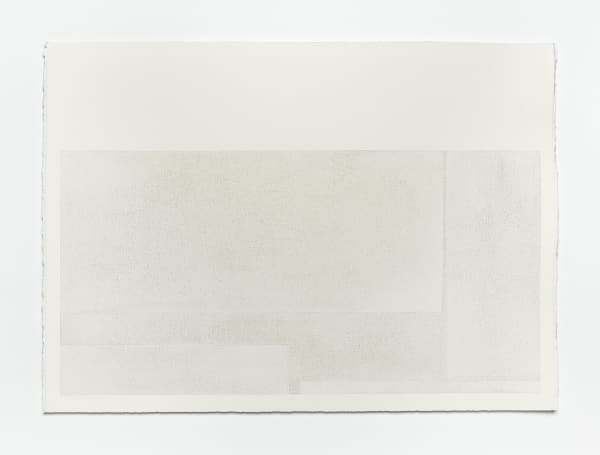 Untitled, 2020-0406, 2020 graphite pigment in wax on paper 29.5 x 41" paper