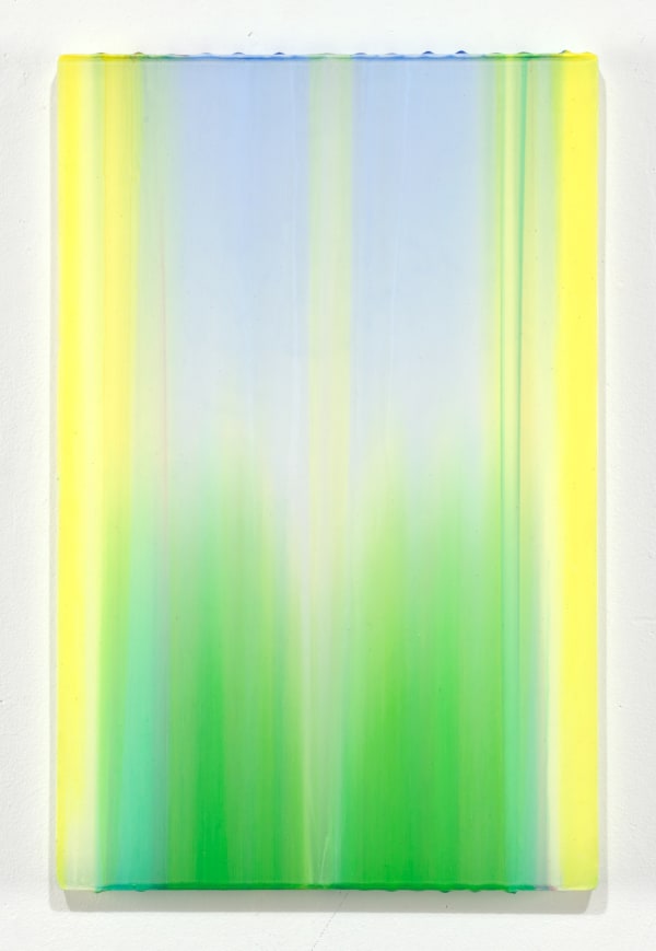 An Irish Goodbye, 2021 polymer and pigment on cast acrylic 18.5 x 12"