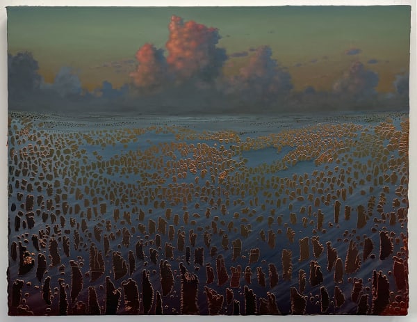 'Bout 10 Miles, 2023 oil on canvas over panel 30 x 40"