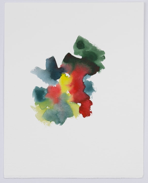 Seychelles ll, 2019 watercolor on paper 14 x 11" paper 17.5 x 14.5" framed