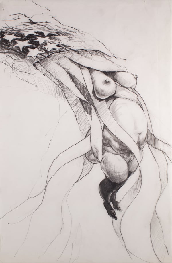 Untitled (Preparatory Sketch), 1999 graphite on vellum 22.5 x 14.75"